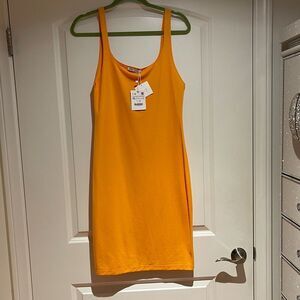 Yellow dress from ZARA